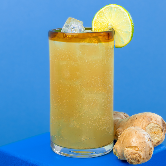 yuzu ginger pop good jamu mocktail TheIndigoKitchen