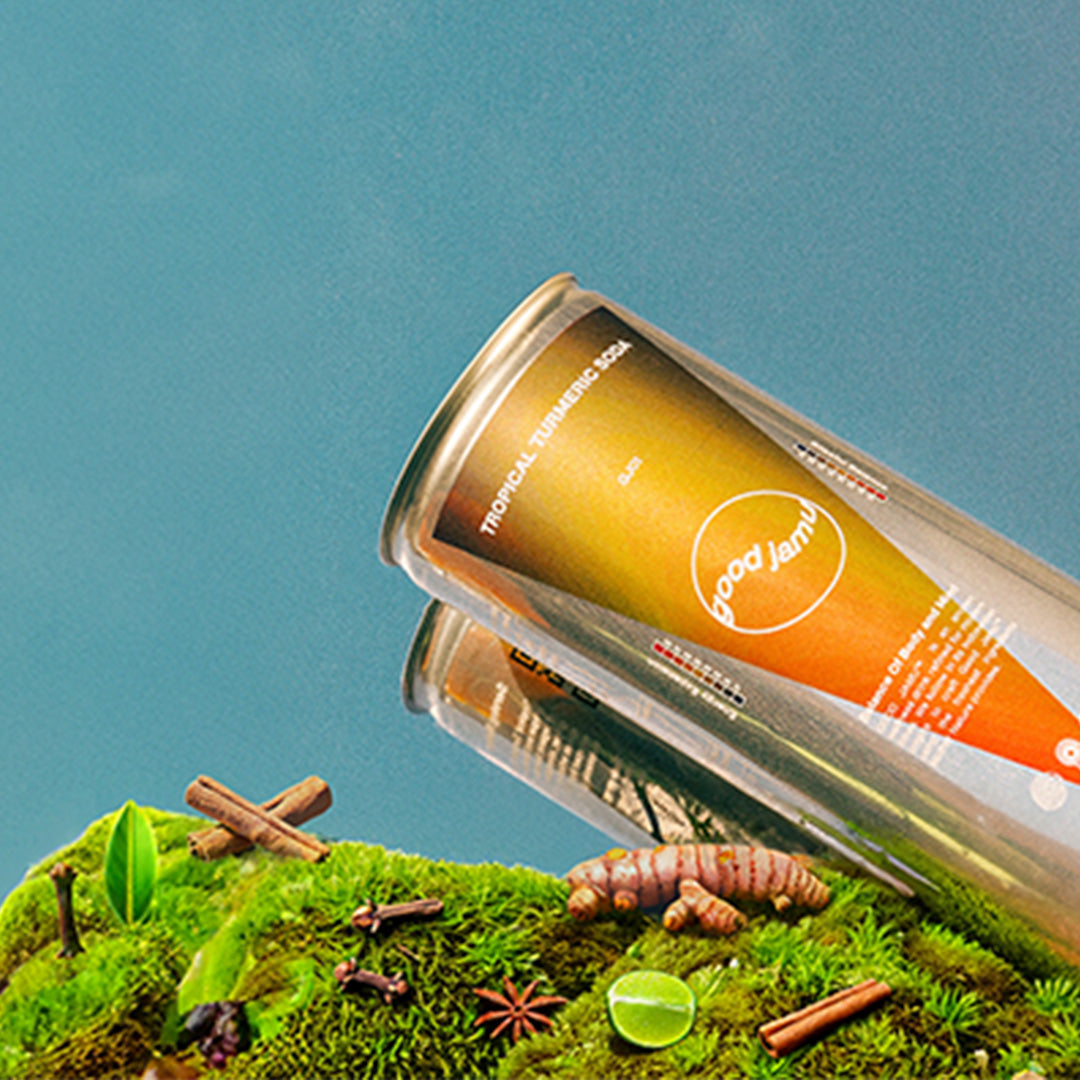 Tropical Turmeric Soda - six pack special